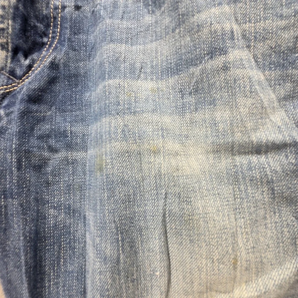 Diesel Jeans Mens 32x32 Blue Viker Straight Distressed Made In Italy 008MZ